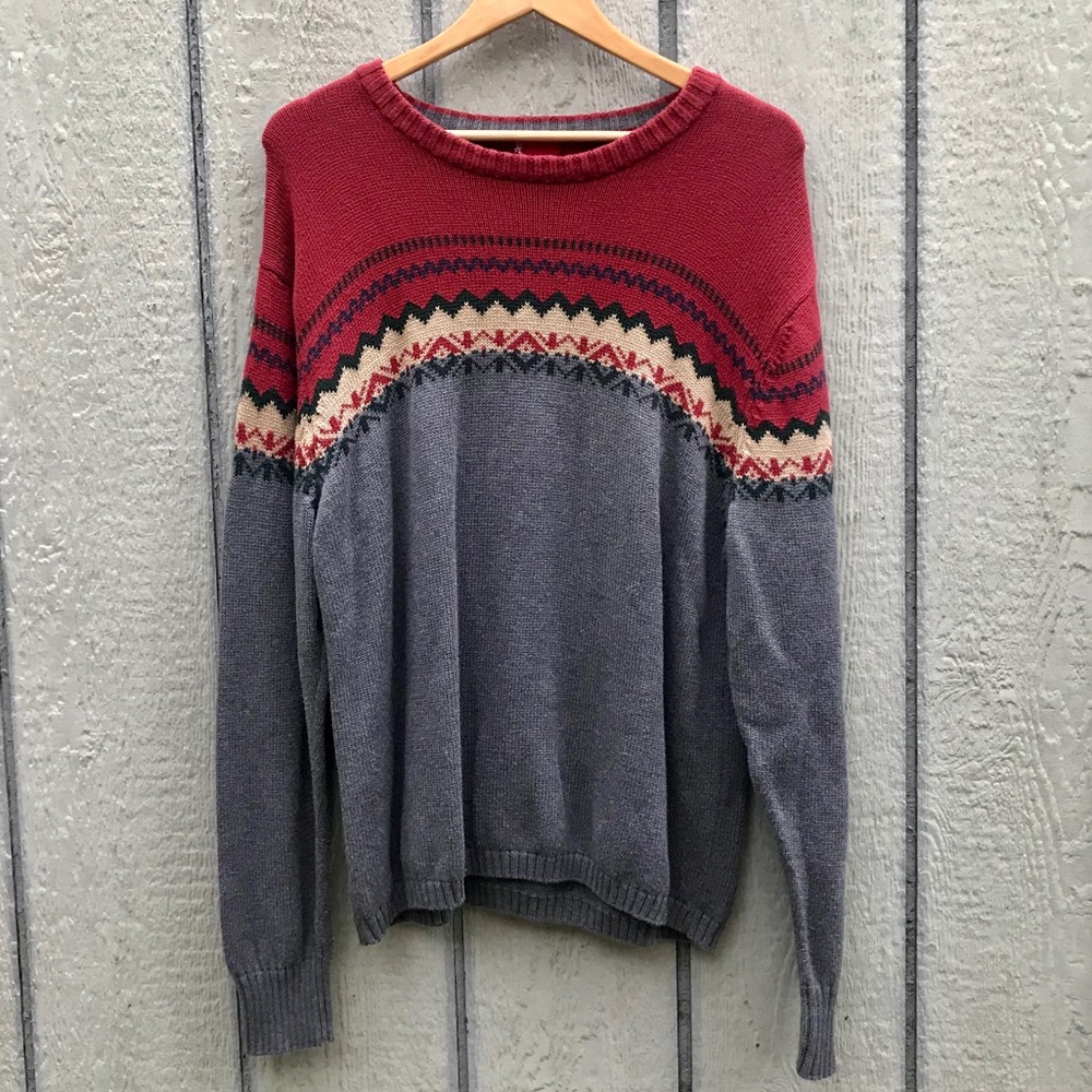 LeVI’S vintage style red knit sweater